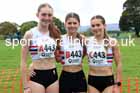 Womens under-17s, 2024 Northern Cross Country Relays, Graves Park, Sheffield.   Photo: David T. Hewitson/Sports for All Pics